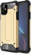 Apple IPhone 11 Hoesje Shock Proof Hybride Back Cover Goud