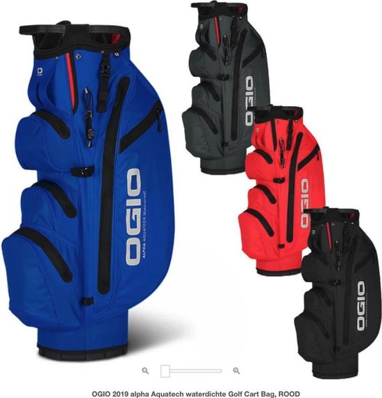 OGIO 2019 alpha Aquatech waterdichte Golf Cart Bag, ROOD