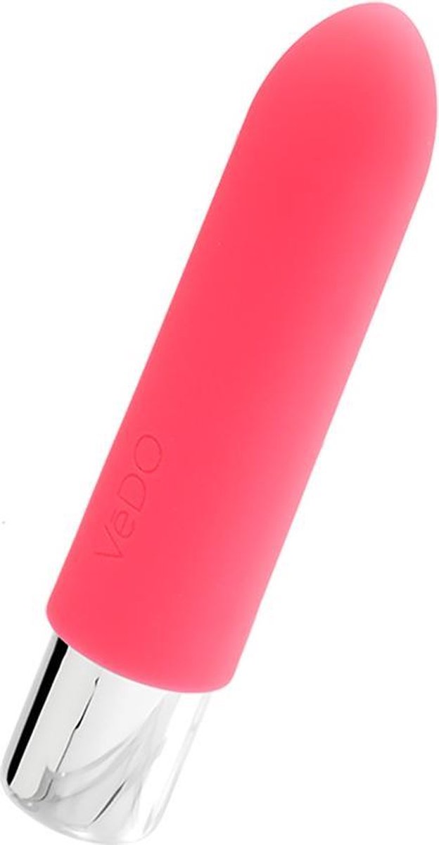 Vedo – Siliconen Mini Vibrator met Zijdezacht Textuur voor elk Erotische Moment – 9.5 cm – Roze