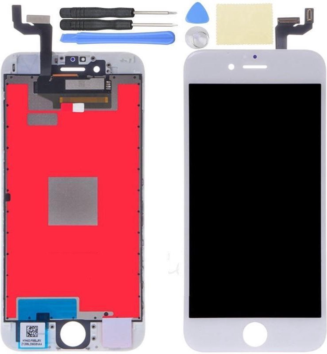 Iphone 6s plus AAA+ LCD scherm - Wit + Tools