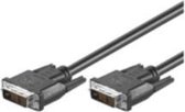 Microconnect 1m DVI-D M/M DVI kabel Zwart