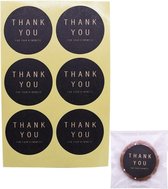 Hiden | Thank You Stickers – Give away – Feestjes- Versiering | 30 stickers