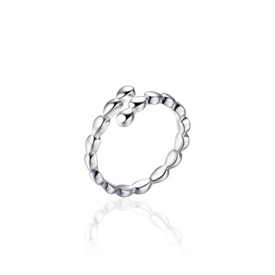 Ring Infinitois I01R002-52 - Taille 52 - Argent massif rhodié