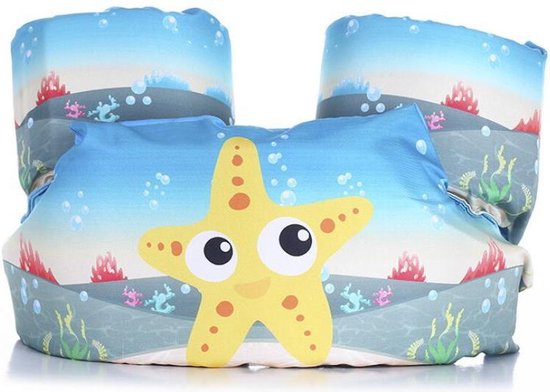 Zwemvest - Zeester Oceaan Design - One Size - Kind - 14-30 KG - 3-7 Jaar