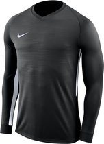 Nike Tiempo Premier LS Jersey Sportshirt - Maat S - Mannen - zwart/wit