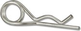 Borgclip / Veerpen dubbel - 3,55x90mm (10 stks)