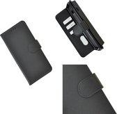 Pearlycase Hoes Wallet Book Case Zwart voor Nokia 2.2