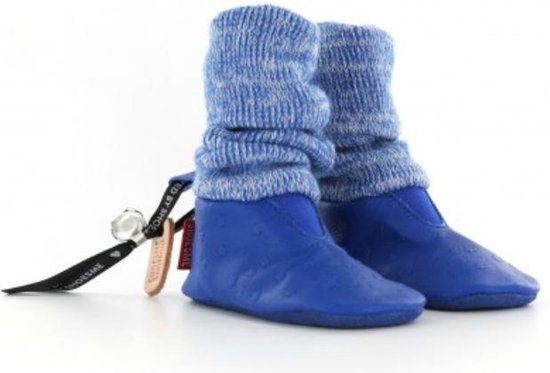 Shoesme slof en sok kobaltblauw | bol.com