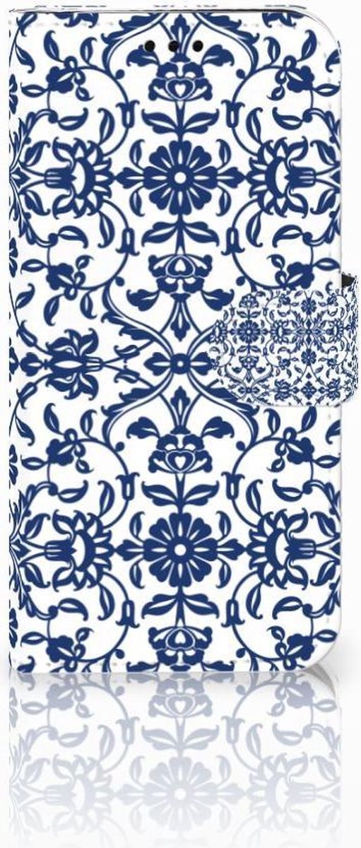 Samsung Galaxy J5 2017 Hoesje Flower Blue