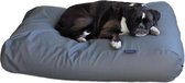Dog's Companion - Hondenkussen / Hondenbed Muisgrijs leather look - XL - 140x95cm