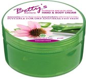 Betty's Echinacea En Aloe Vera - Hand & Body Crème - 300ML + GRATIS houten wegwerpspatel