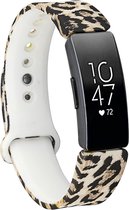 SmartphoneClip® Leopard Small Bandje geschikt voor Fitbit Inspire | Inspire 2 | Inspire HR