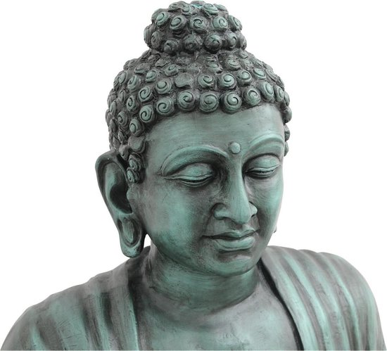 Europalms boeddha beeld - antiek zwart - 120 cm - Geschikt voor buiten |  bol.com