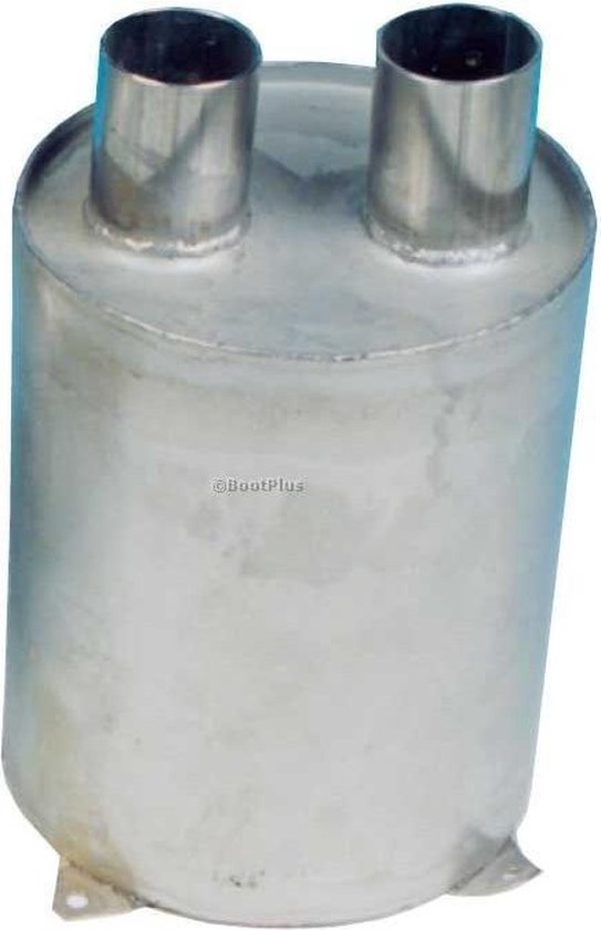 Foto: Allpa verticale rvs waterlock voor slang 45 mm