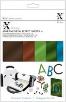 Xcut Xtras' A5 Zelfklevend Metallic Effect Vellen (20  stuks) - Natuurlijk
