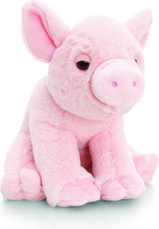 Gedragen mengsel Ontwaken Keel Toys pluche varken knuffel roze 25 cm | bol.com