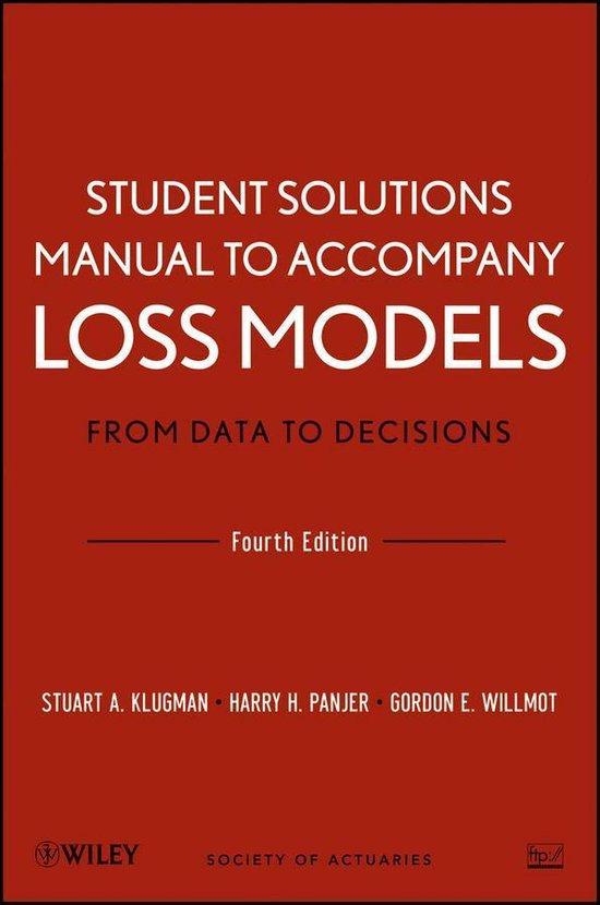 Wiley Series in Probability and Statistics - Loss Models: Fr ... - cover