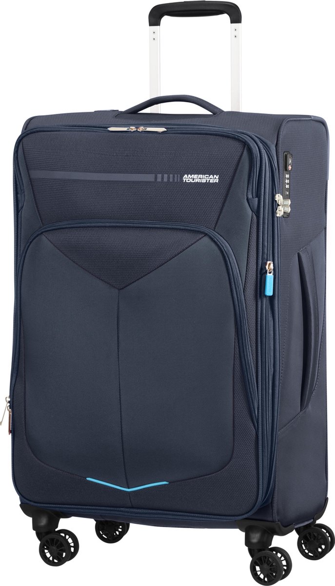 American Tourister Reiskoffer - Summerfunk Spinner 67/24 Uitbreidbaar Tsa (Medium) Navy