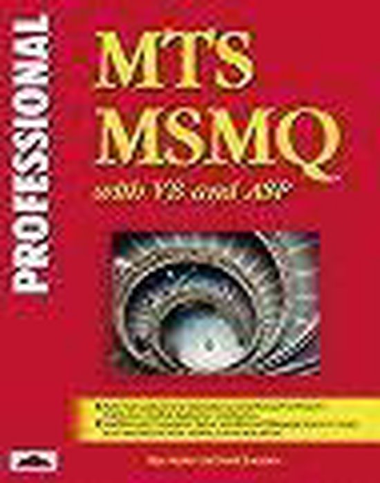 Professional Mts and Msmq With Vb and Asp - cover