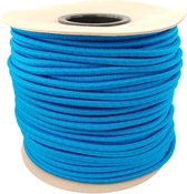 Corde élastique de 100 mètres - Bleu - 8 mm - élastique en rouleau