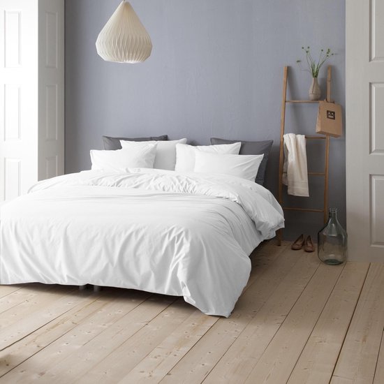 Cinderella Morning Dekbedovertrek - 2 persoons - Flanel - Lits-jumeaux - 240 x 200/220 cm - Wit + 2 kussenslopen 60x70 van Cinderella — afbeelding 2