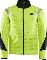 Craft Hale Subzero Fietsjack - Heren - Maat M - Flumino/P Flexi/Neon geel