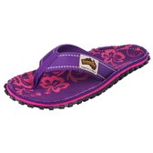 Gumbies - Teenslippers Dames - ISLANDER CANVAS - Paars  - HIBISCUS - Maat 43