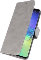 Samsung Galaxy S10 Plus Hoesje Book Case Grijs