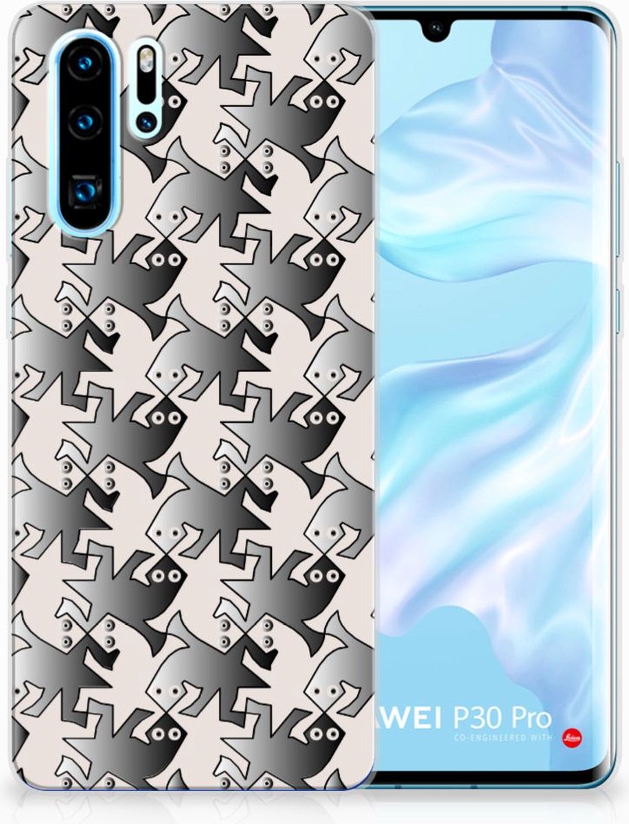 Huawei P30 Pro TPU Hoesje Salamander Grey