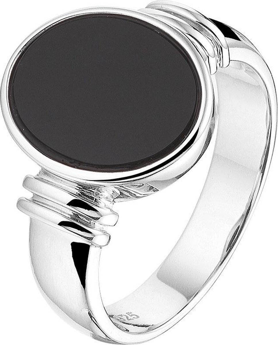 Vigor Ring Onyx - Zilver