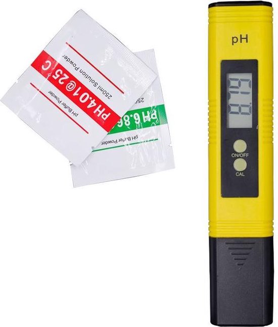 PH Meter - Digitale pH meter voor Zwembad, vijver, Aquarium inclusief kalibratiepoeder... bol.com