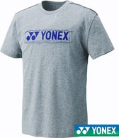 Yonex 16244 badminton tennis shirt grijs - maat M