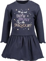 Blue Seven Meisjes Jurk - donkerblauw - Maat 62