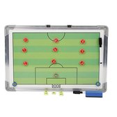 Tactiekbord  Voetbal | Coachbord | Voetbal | Diamond | Softee | 45x30 cm | Magneetjes met nummers