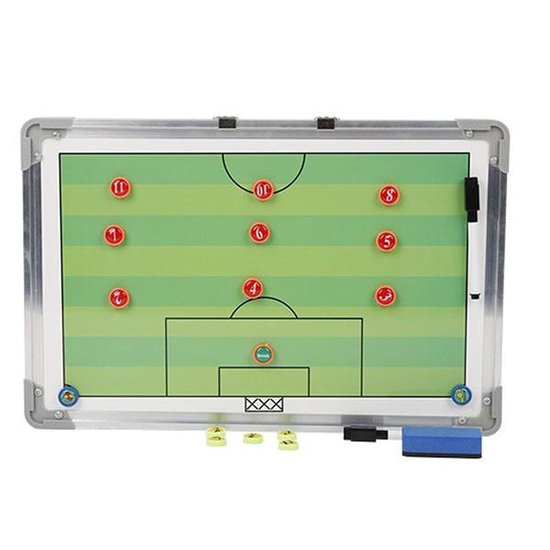 Tactiekbord Voetbal | Coachbord | Voetbal | Diamond | Softee | 45x30 cm |  Magneetjes... | bol.com