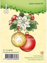 Leane Creatief - stempel Christmas ornament 2 55.0898