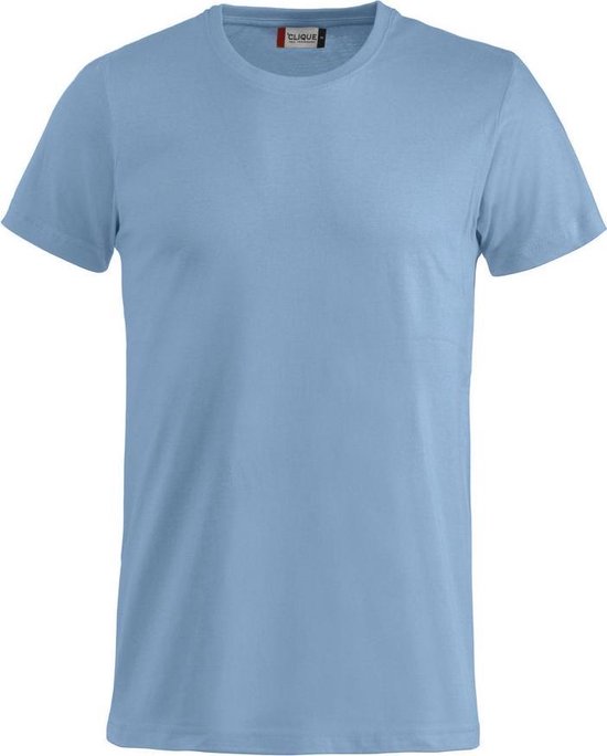 Basic-T bodyfit T-shirt 145 gr/m2 lichtblauw