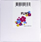 FLWR - Labelprinterrol / DK-11208 / wit - Geschikt voor Brother