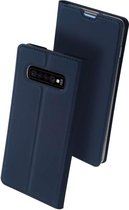 DUX DUCIS Samsung Galaxy S10 Plus Wallet Case Slimline - Navy