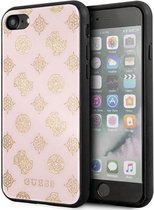 Guess Glitter Peony Hard Case - Apple iPhone 8 (4,7") - Roze