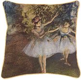 Signare - Kunst - kussenhoes - Edgar Degas - two ballerina's - twee ballerina's