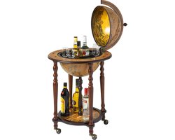 Brulo Wereldbol Globe Globebar Amundsen barglobe
