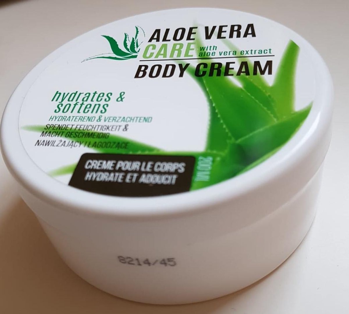 Aloe Vera Body Cream Hydraterend & Verzachtend 200ml