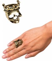 BOLAND BV - Piratenkoning ring voor volwassenen - Accessoires > Sieraden