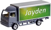 LKMN speelgoedvoertuig met naam type Jayden kunststof-grijs
