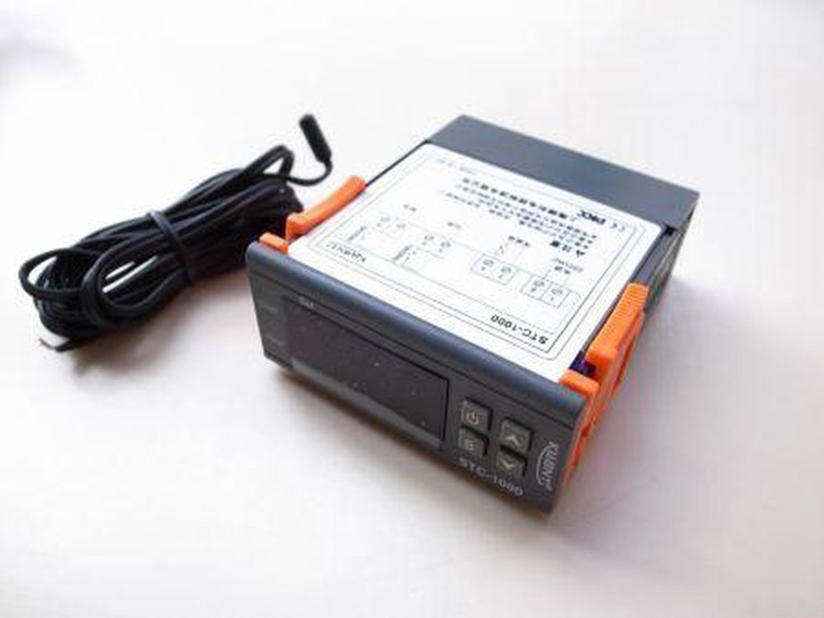 GlowUp Digitale Thermostaat – Temperatuurregelaar Met Dag/Nacht Timer Voor Verwarming & Koeling – Geschikt Voor Reptielen, Broeikas, Broedmachine, Koelkast En Aquarium