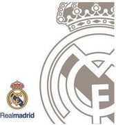 Sierkussen Real Madrid - Grijs - 40x40 cm