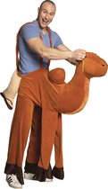 Kostuum Op een kameel (één maat) - Carnavalskleding - Bruin