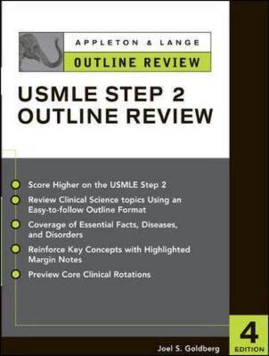 Appleton & Lange Outline Review for the USMLE Step 2, Joel S. Goldberg ...
