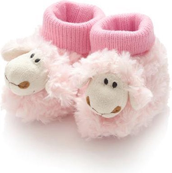 Babyslofjes roze maat 18 van Wooly Sheep